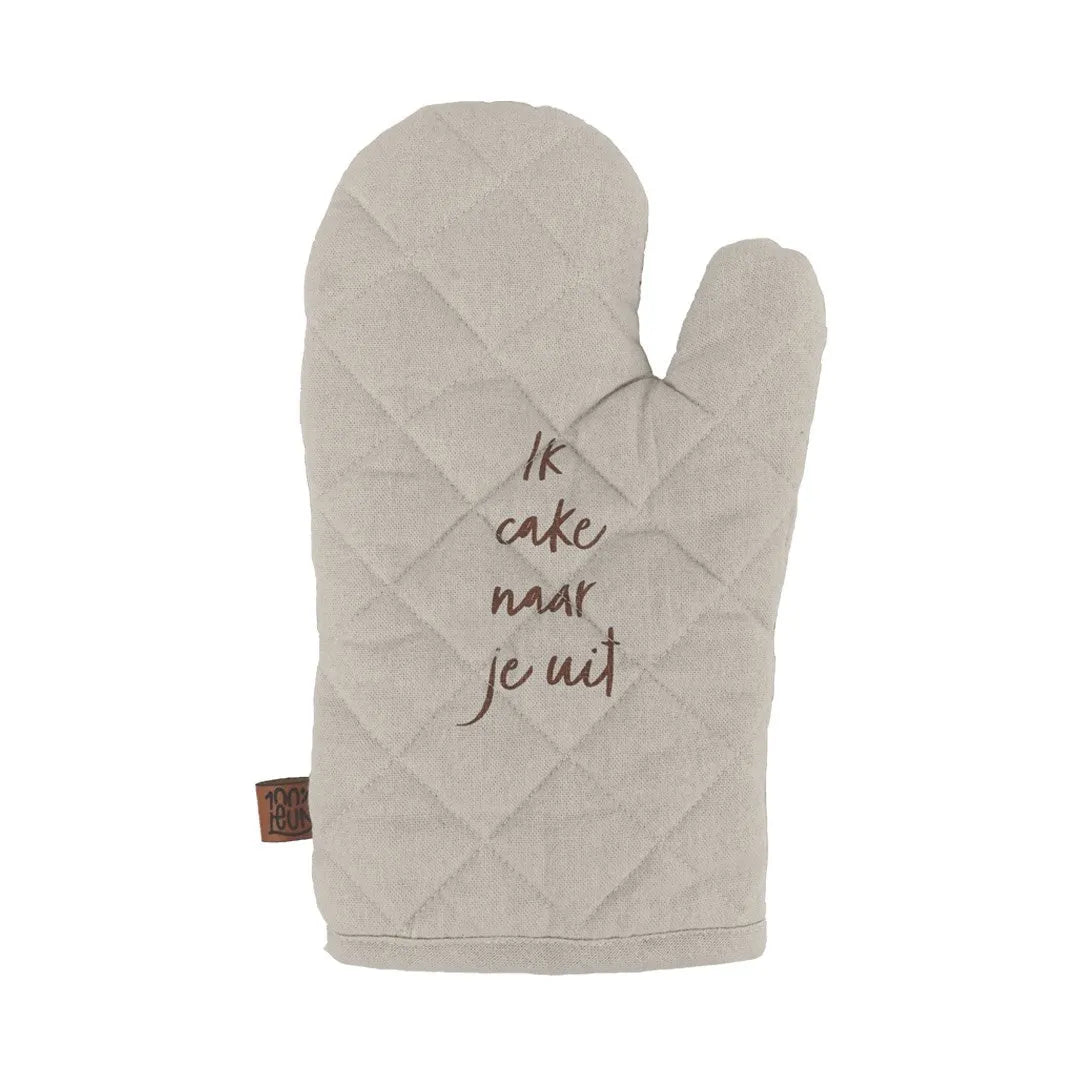 100% LEUK Ovenwant – Ik cake naar je uit