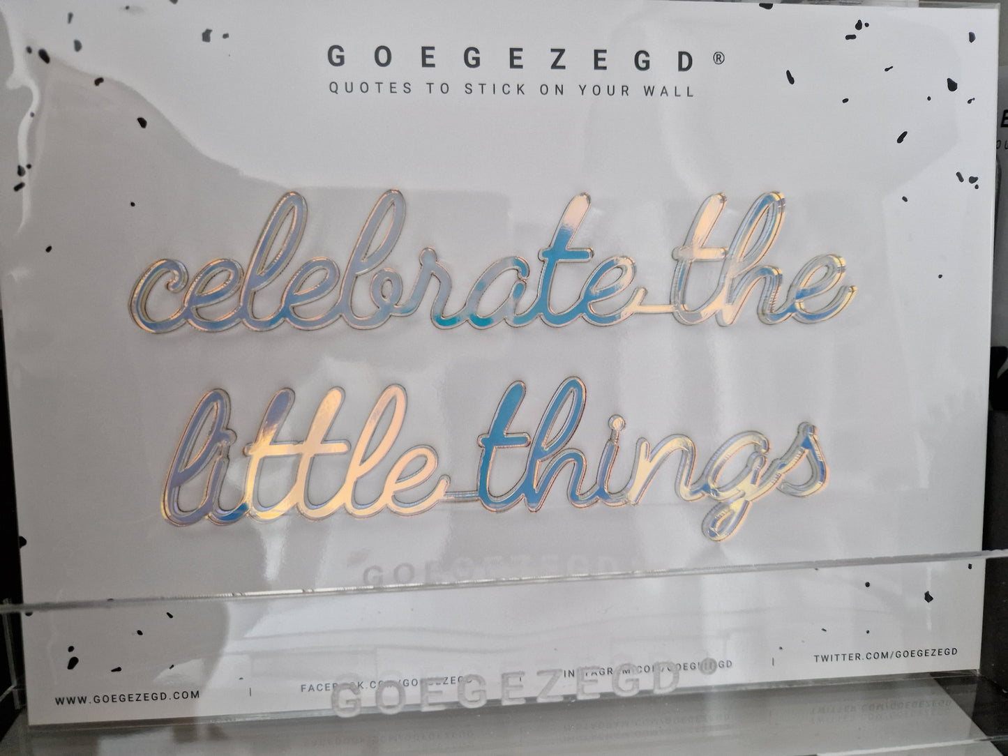 celebrate the little things