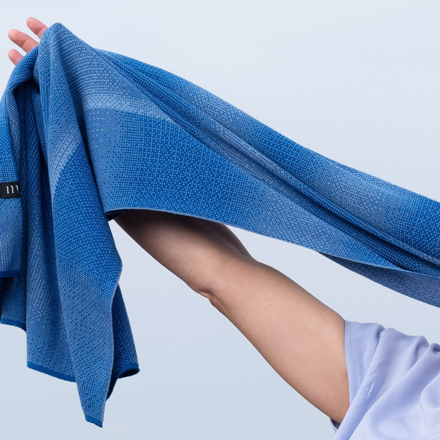 Palm - katoenen sjaal cobalt blue