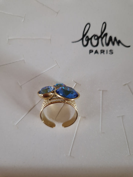 Ring - Blauwe stenen