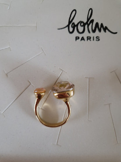 Ring - Roze stenen