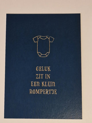 Geluk zit in een klein rompertje