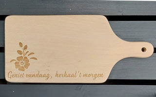 Broodplank met gravure