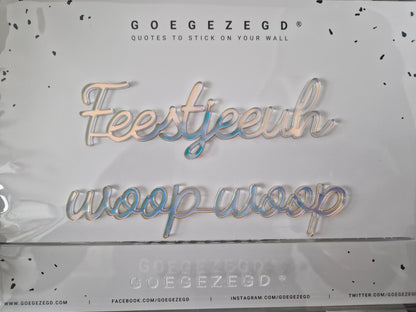 Feestjeeuh woop-woop