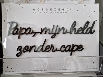 Papa, mijn held zonder cape