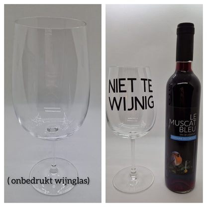 Gepersonaliseerd witte wijn glas