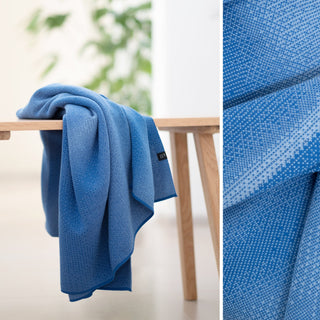 Palm - katoenen sjaal cobalt blue