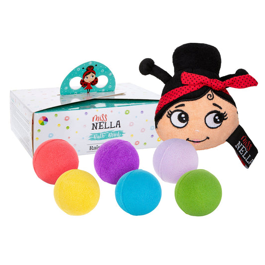 Bruisballen Rainbow Fizz 6 stuks (exclusief Ladybird badspons)