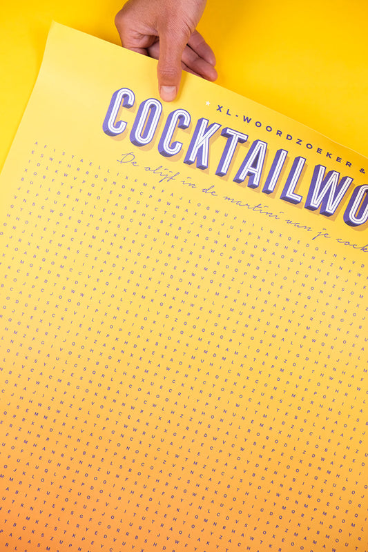 Cocktailwoordzoeker (Pre-Order)