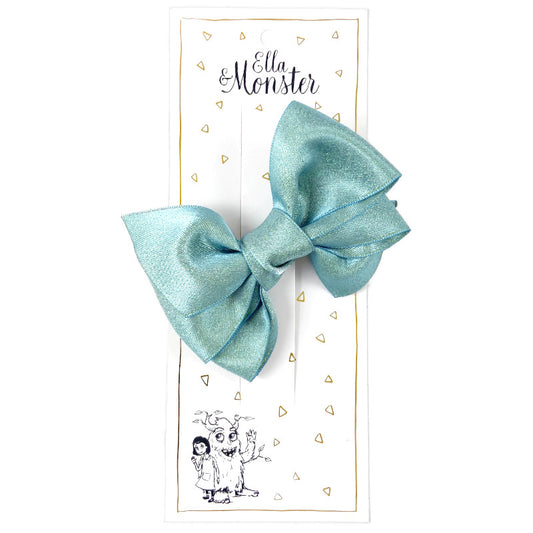 Hair Clip Romantic Bow Mint