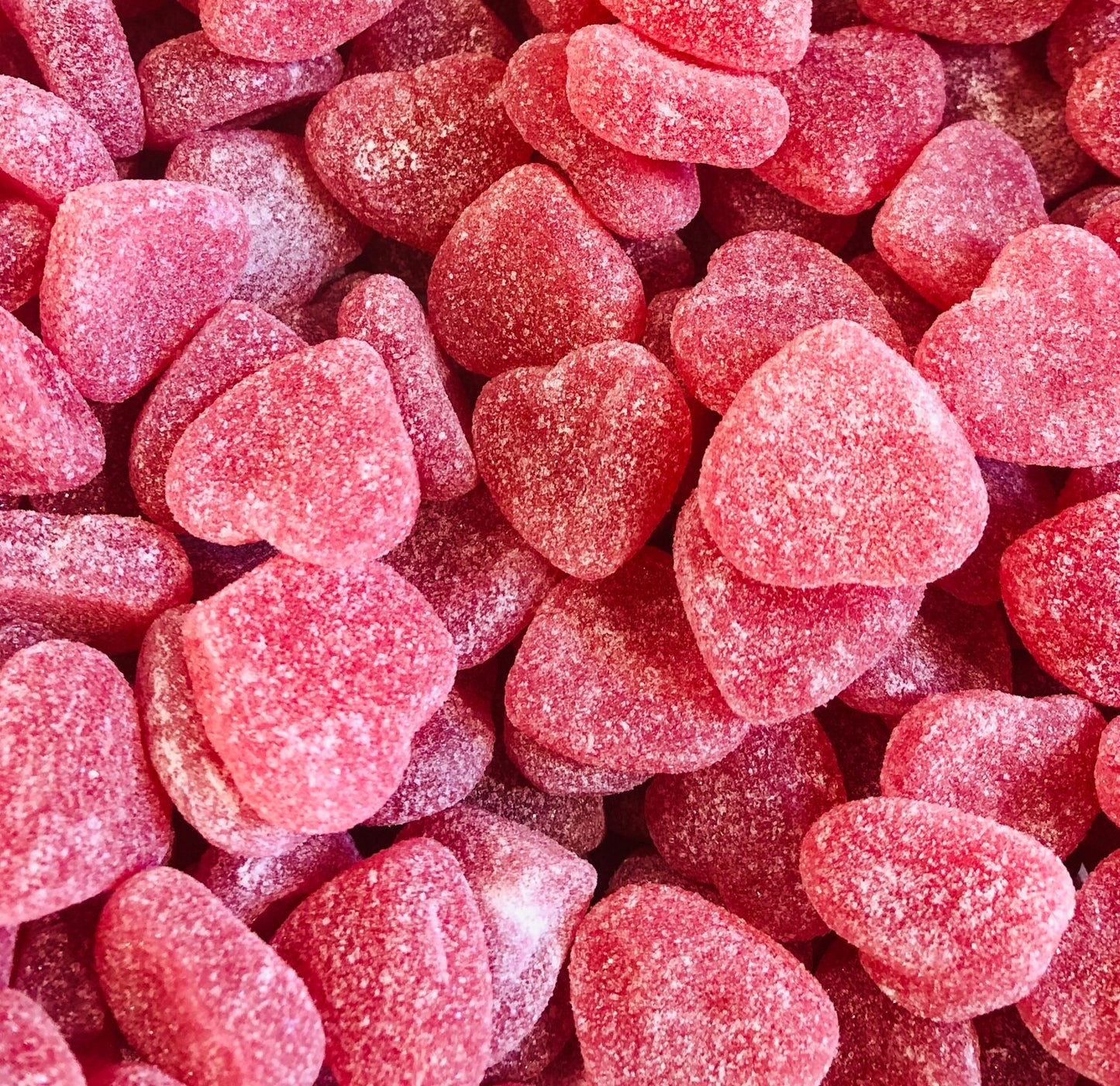 Frambozen hartjes