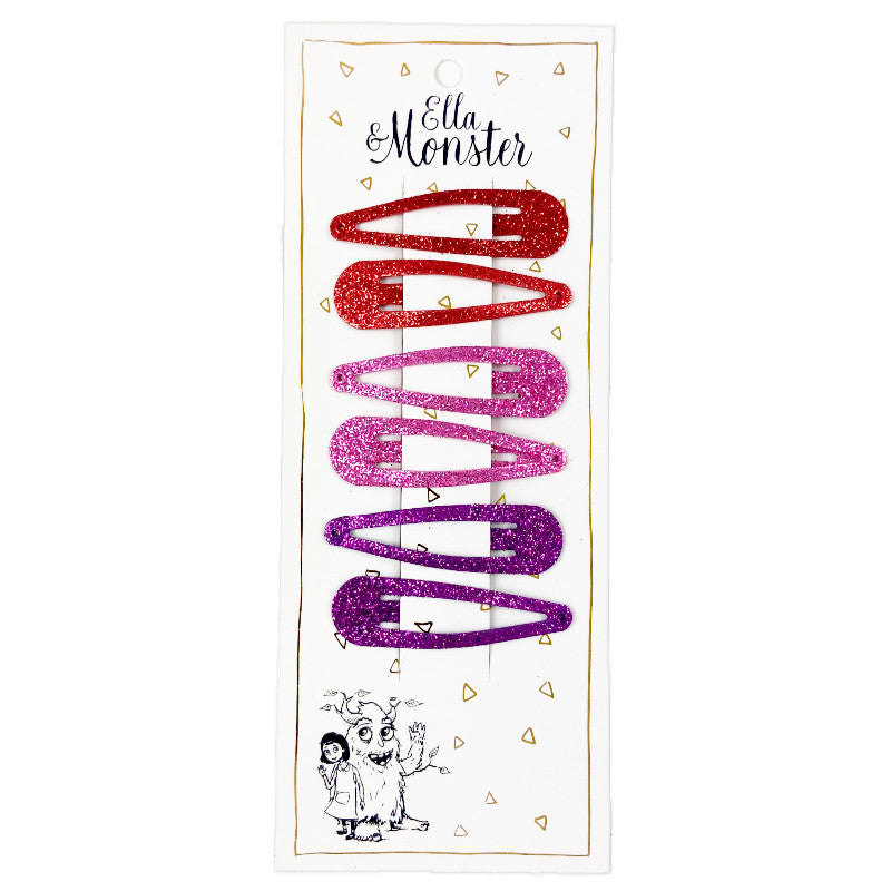 GLITTER CLIP THREE HAIR CLIP