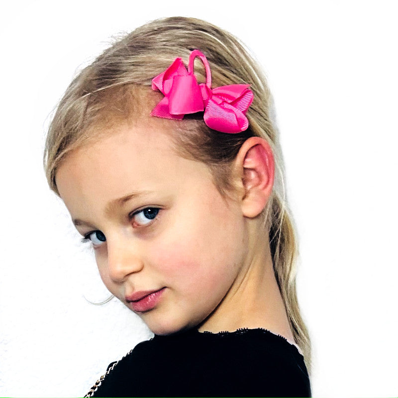 Big Happy Bow Set Geel/Pink
