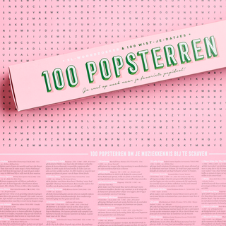 Popsterren Woordzoeker (Pre-Order)